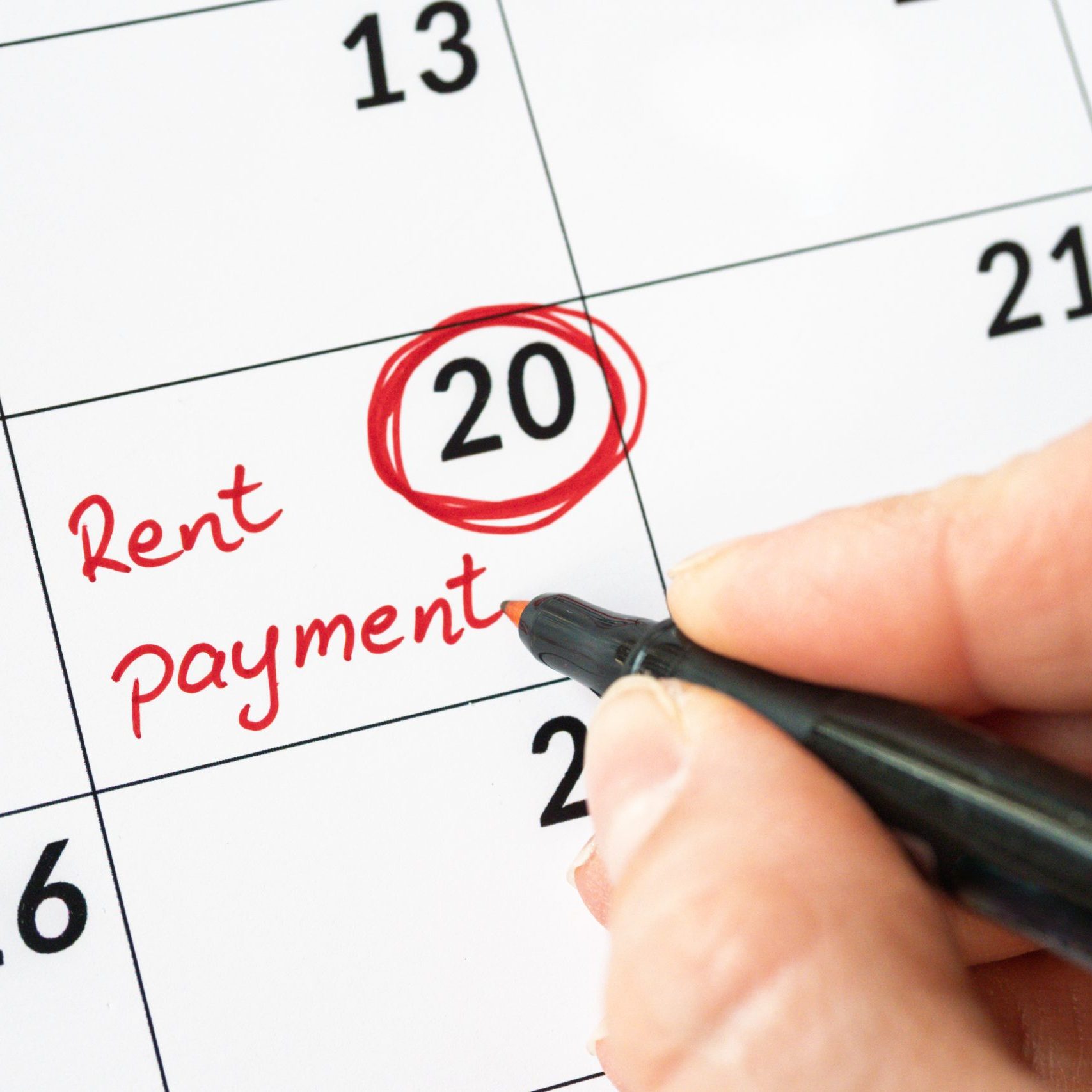 Calendar representing leases at RE/MAX Showcase