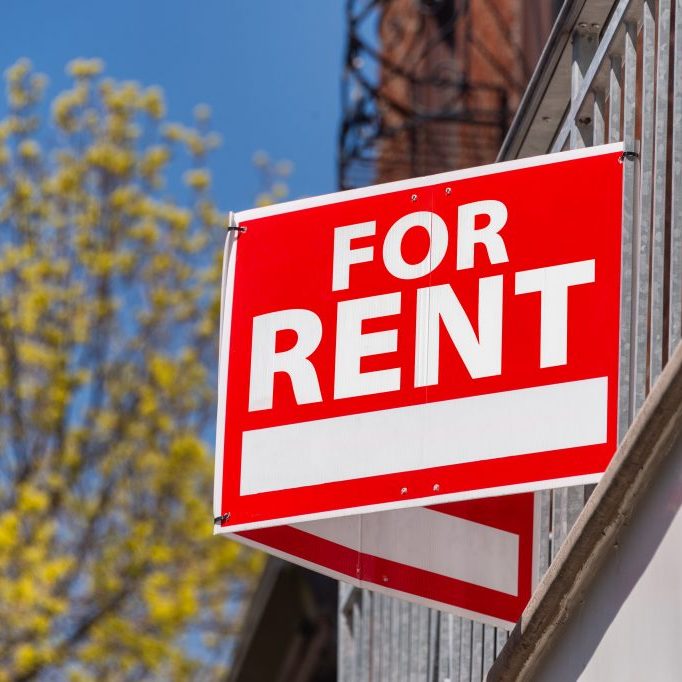 For rent sign
